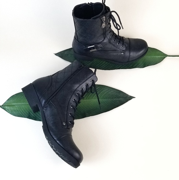 g by guess brittain combat boot